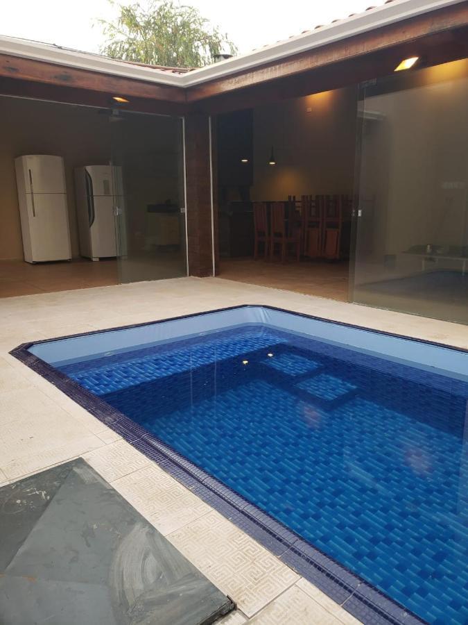 Casa Temporada Olimpia 8 Pessoas Com Piscina Villa Exterior foto